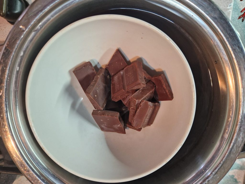 chocolat noir au bain-marie