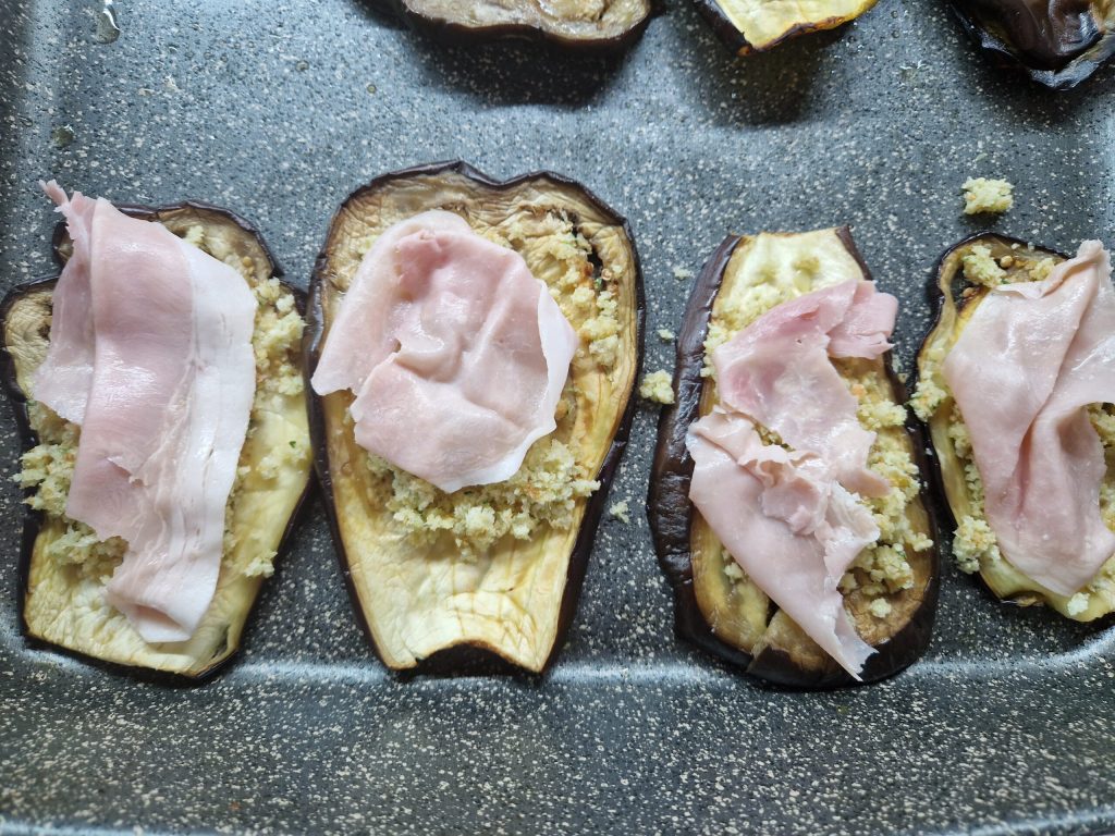 Pochettes d'aubergines à la sicilienne