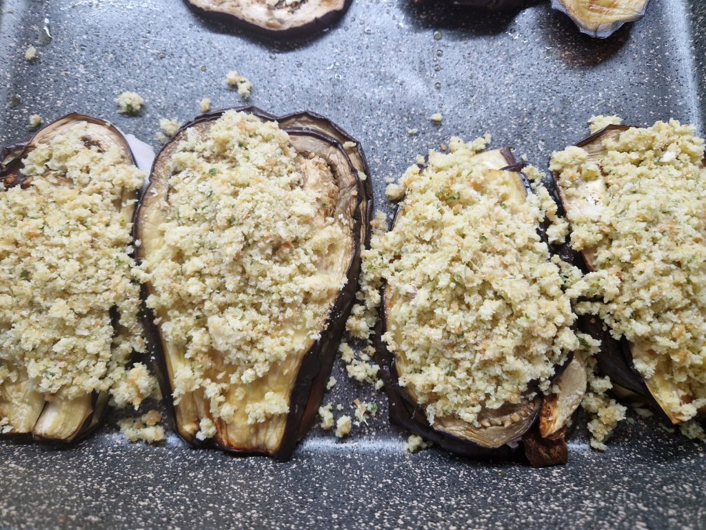 Pochettes d'aubergines à la sicilienne