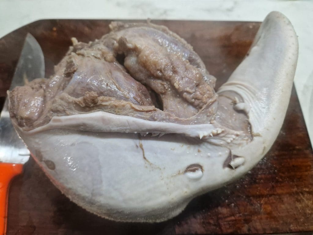 langue nettoyer peau