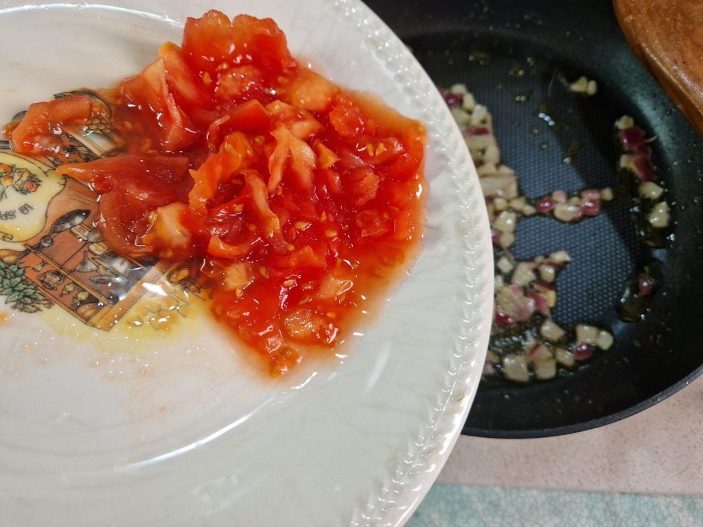 oignon tomates cerises