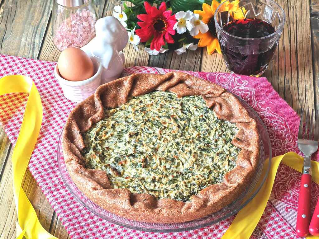 Tarte rustique salée