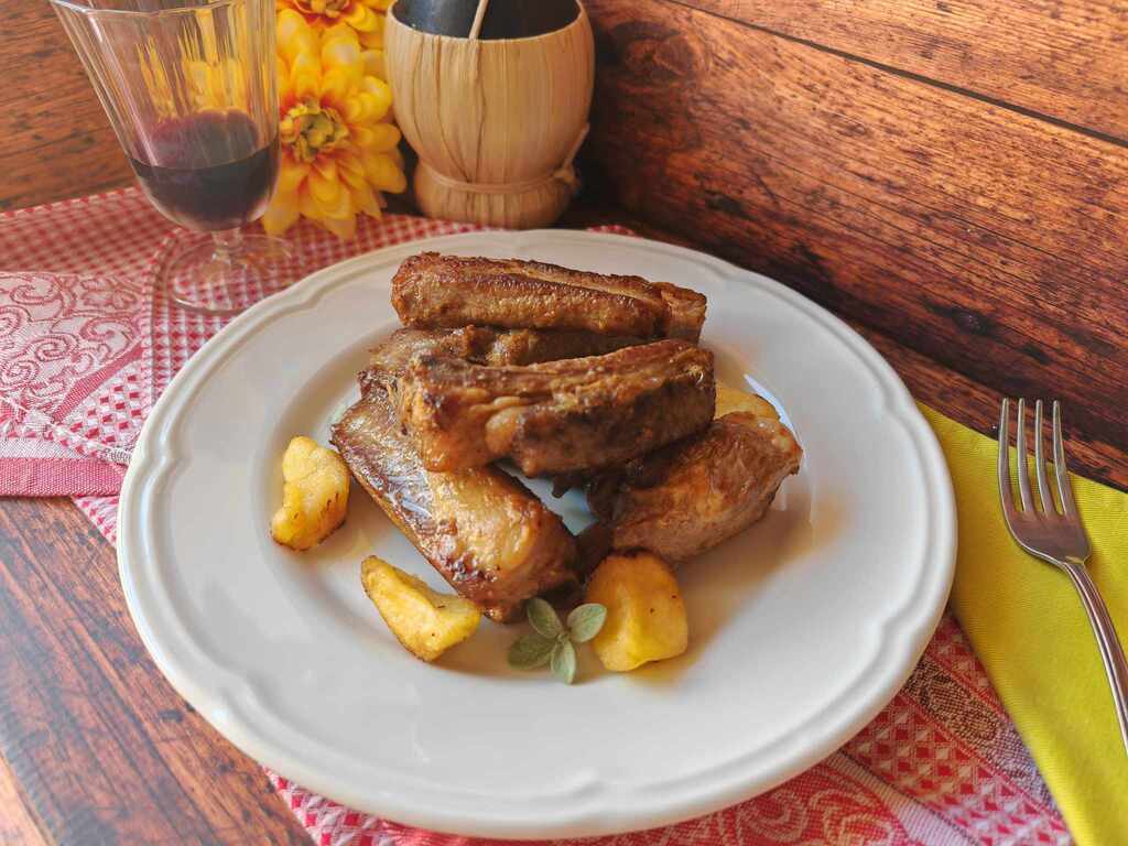 Côtes de porc à la poêle