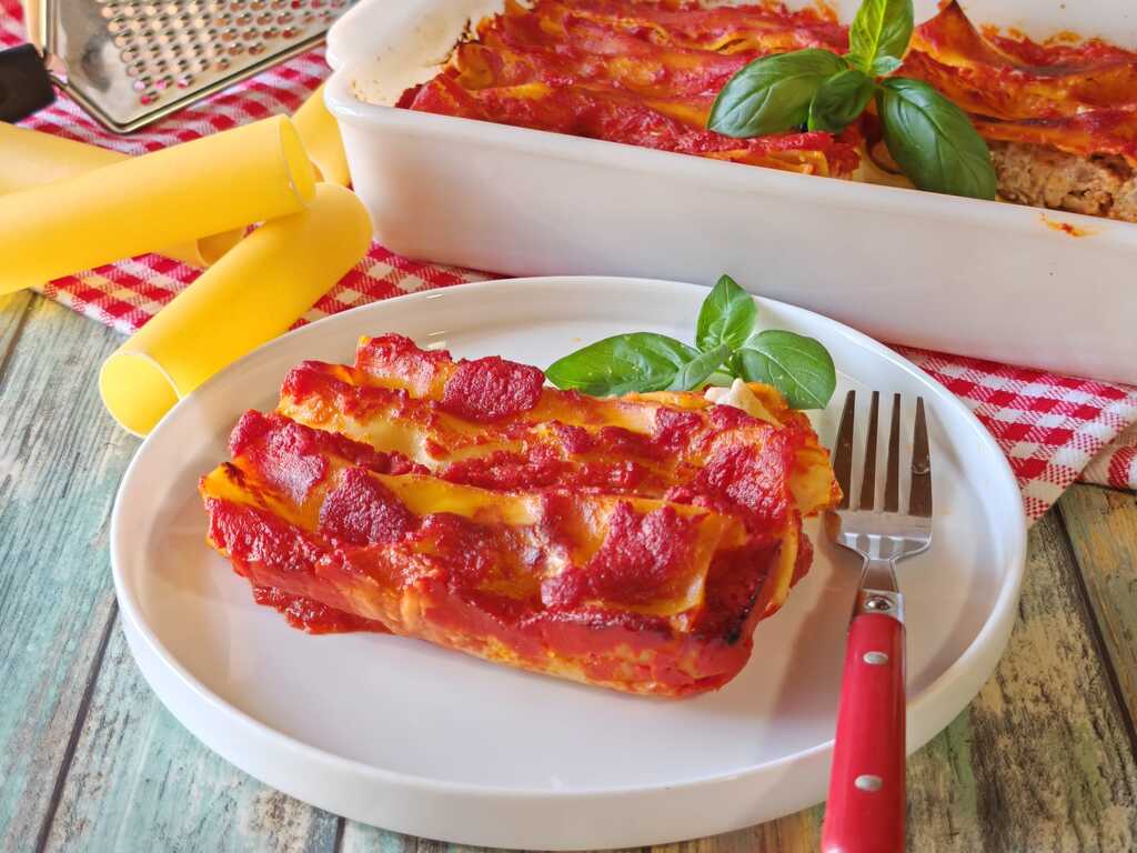 Cannelloni à la sauce