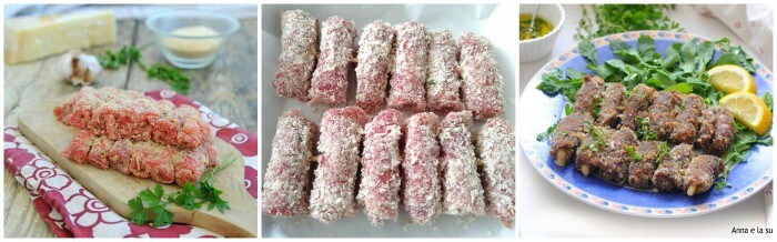 Roulades de viande au four avec salmoriglio