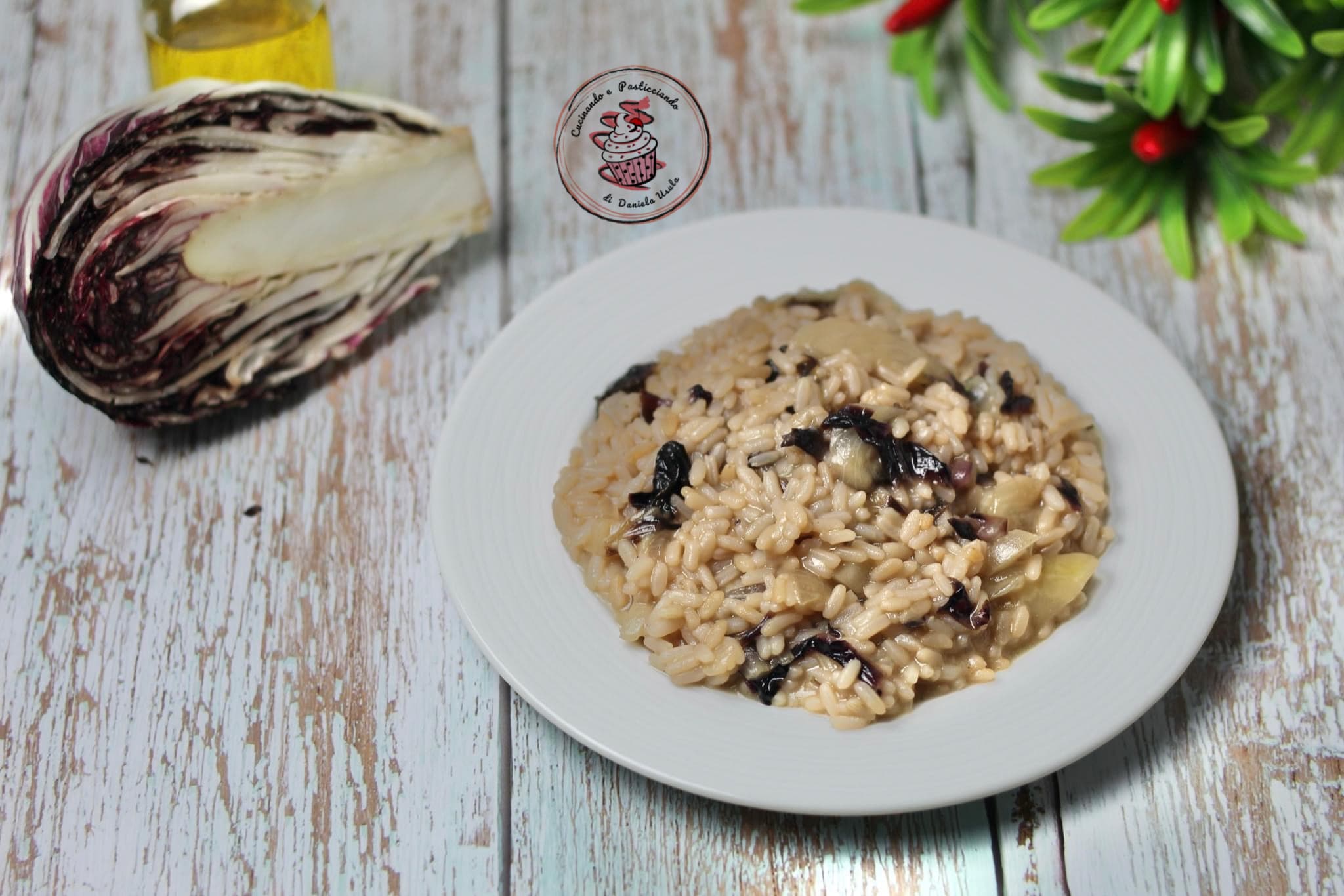 Risotto crémeux au radicchio et gorgonzola