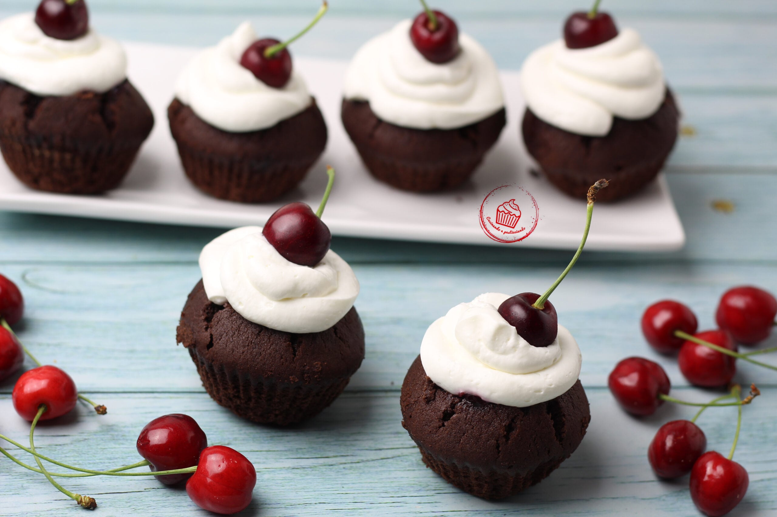 Muffins forêt noire