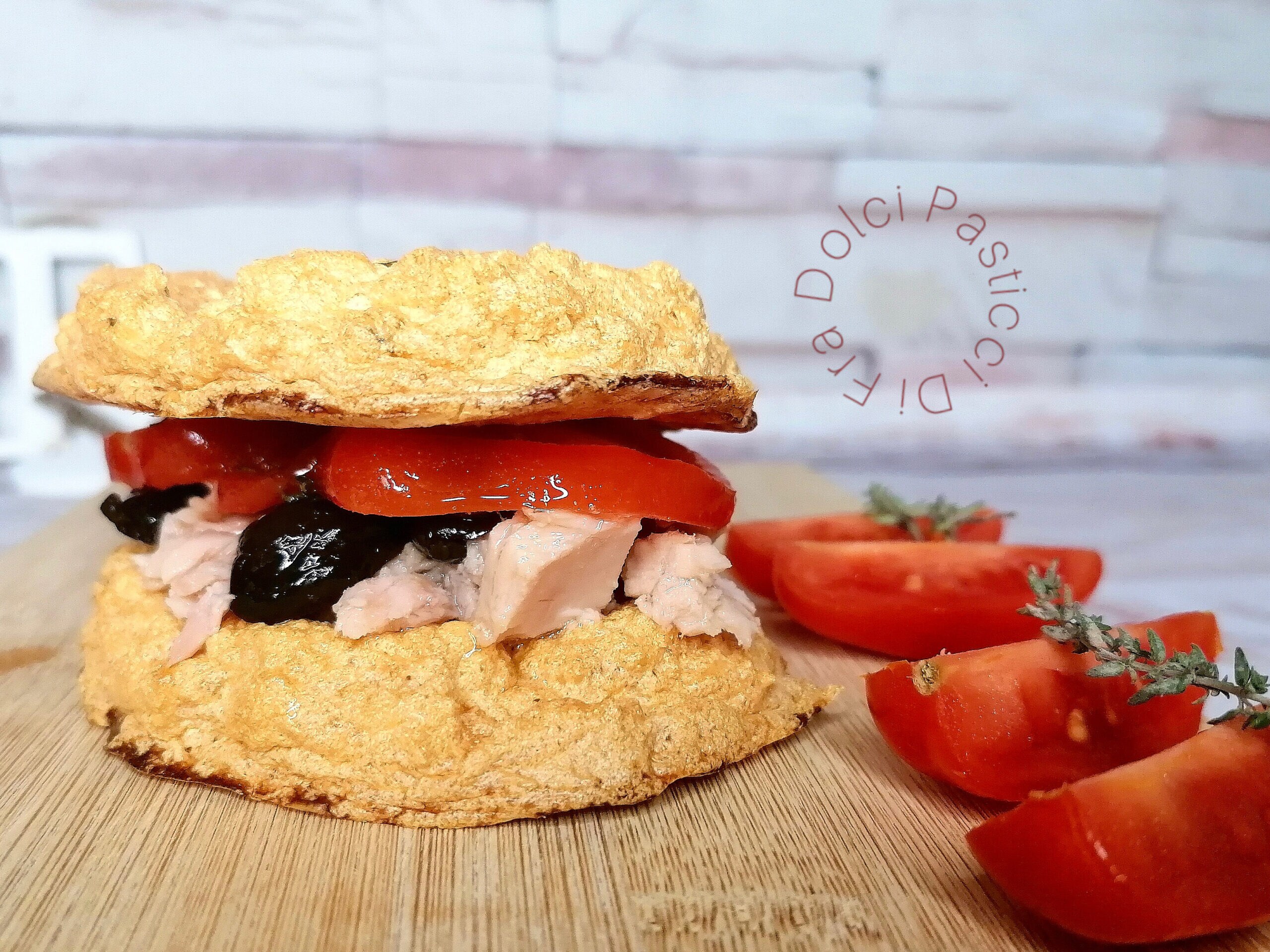 Sandwich de pain nuage