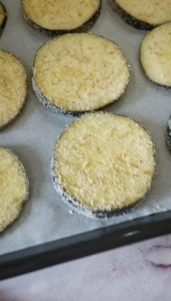 Enfournez les aubergines