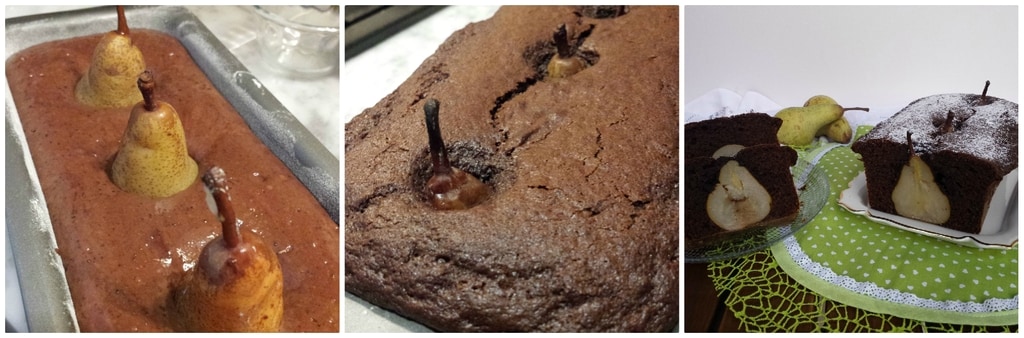 cake au chocolat avec poires