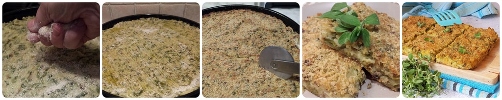 pain de viande de haricots verts et pommes de terre