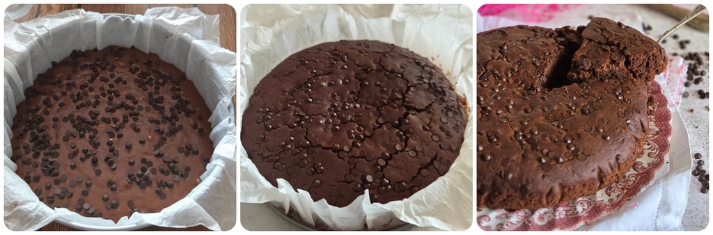 gâteau au cacao sans lactose, œufs et beurre