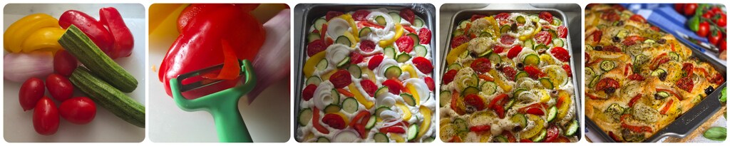 focaccia aux légumes