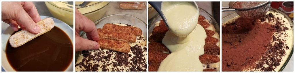 tiramisù avec œufs pasteurisés