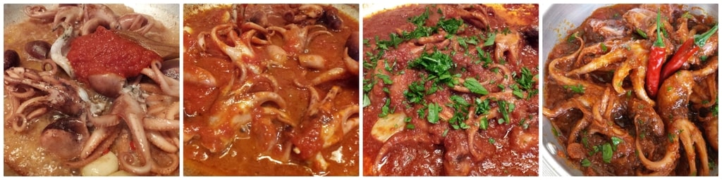 petits poulpes en purgatoire