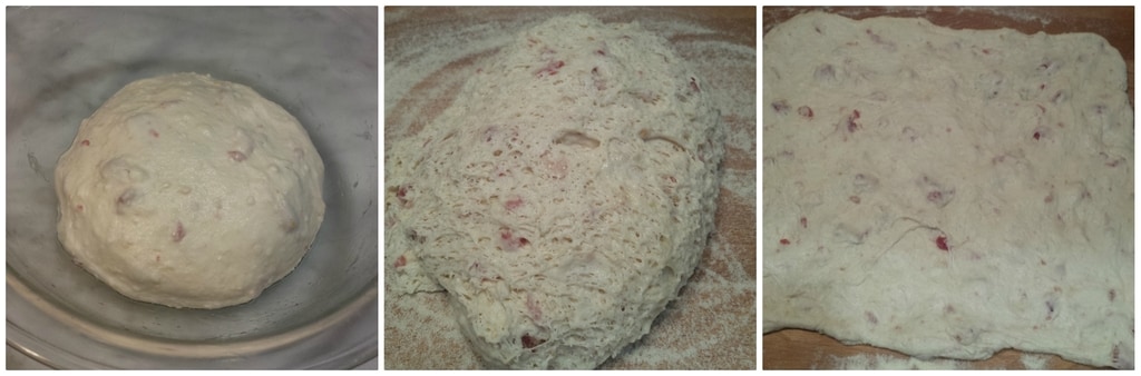 tresses salées avec saucisson et fromages