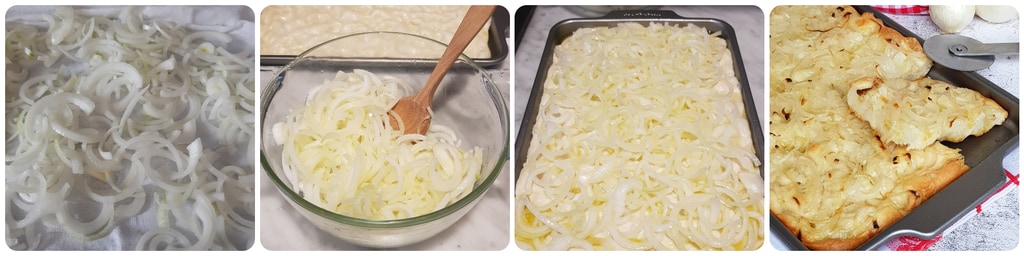 focaccia aux oignons