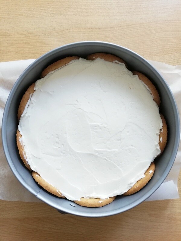 2ème couche cheesecake