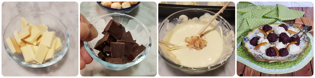 enrobage des petits gâteaux de biscuits