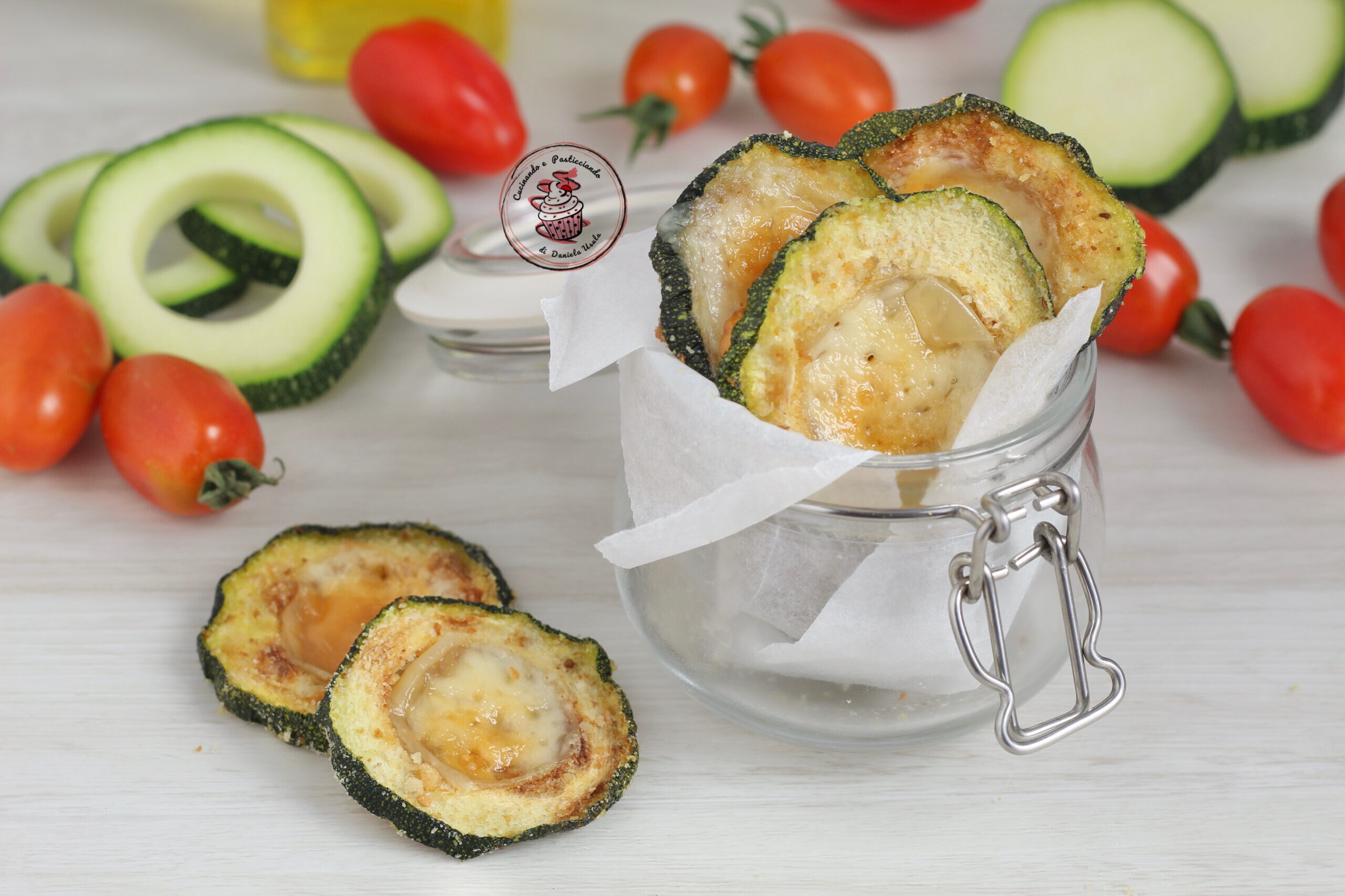 Rondelles de courgettes au fromage