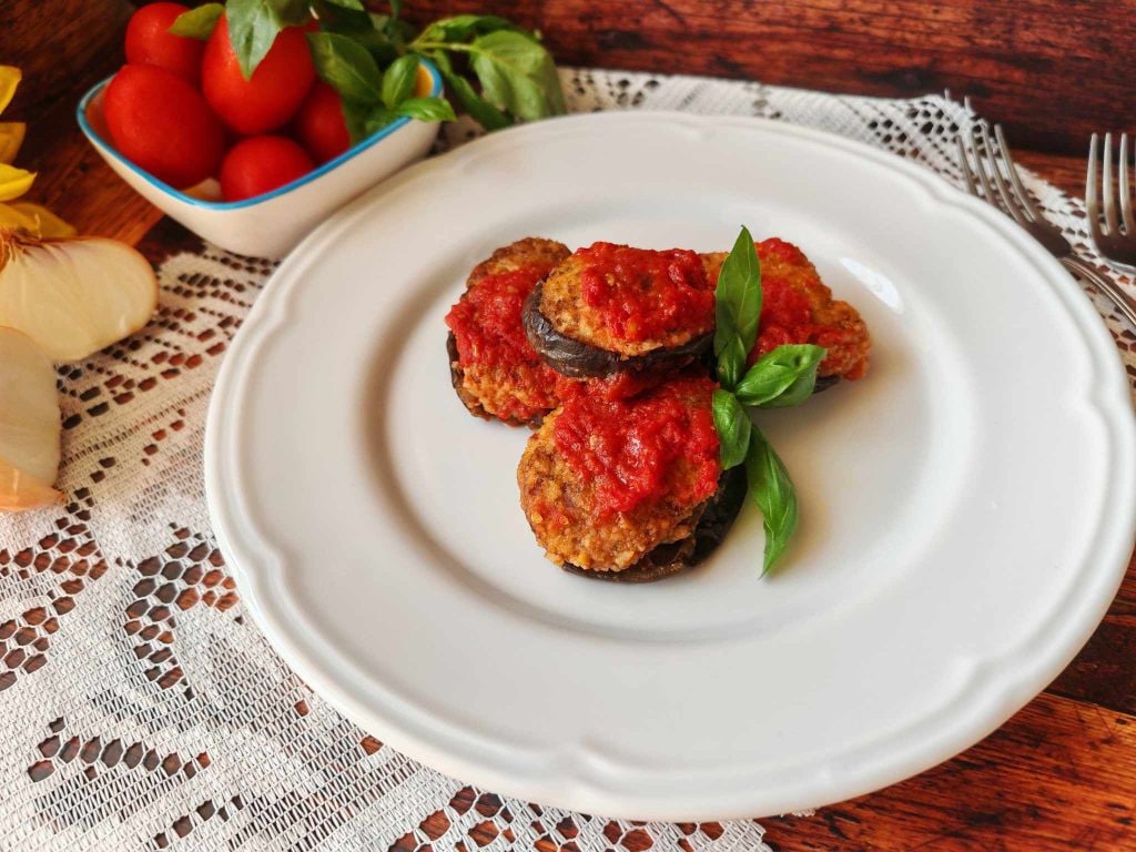 Aubergines farcies à la poêle