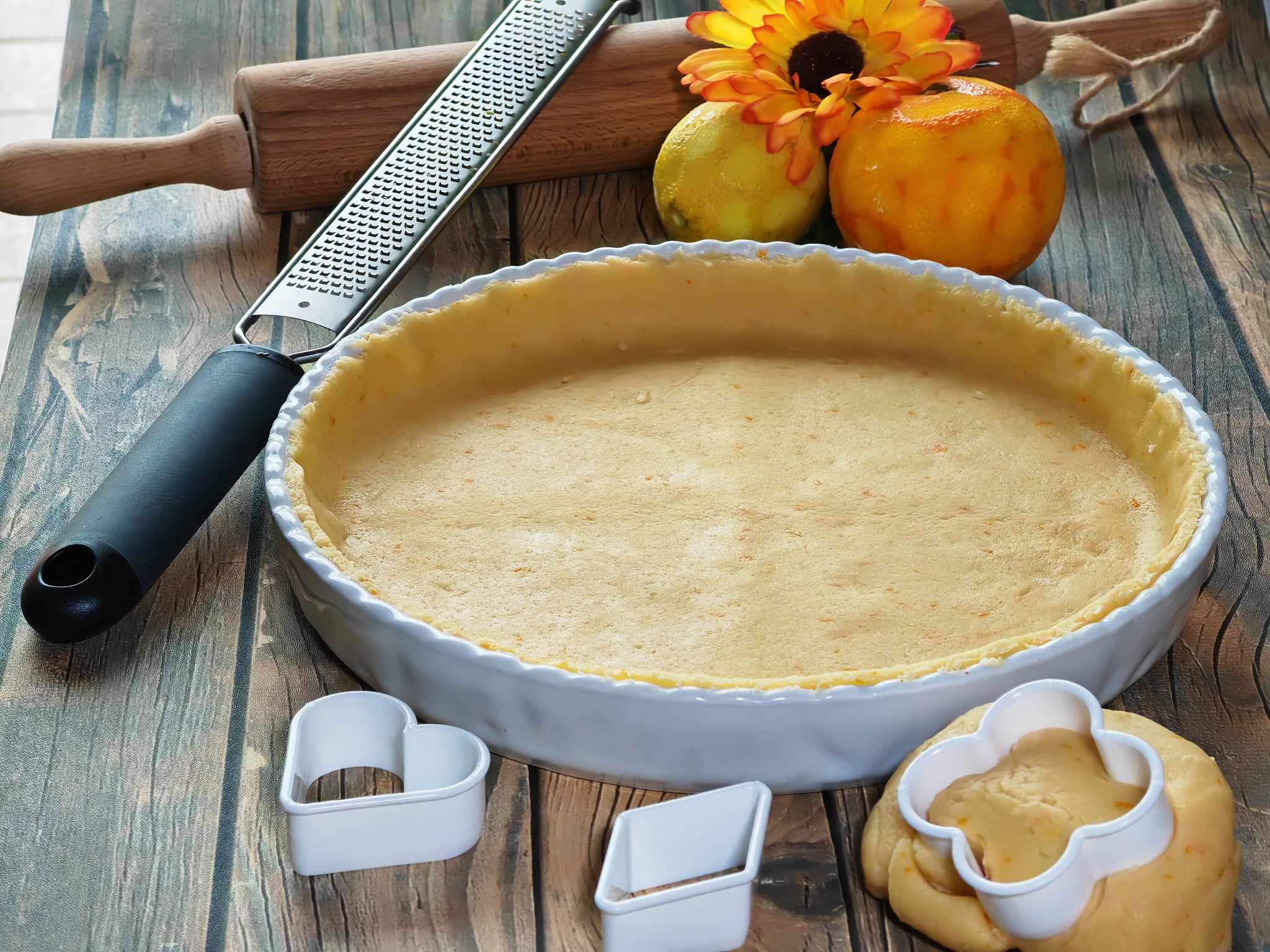 Pâte sablée aux agrumes