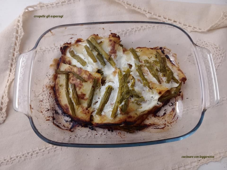 Crêpes aux asperges