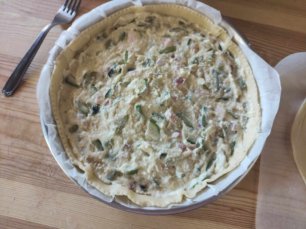 Tarte Rustique aux courgettes
