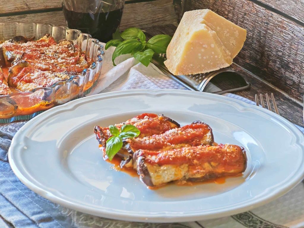 Roulades d'aubergines