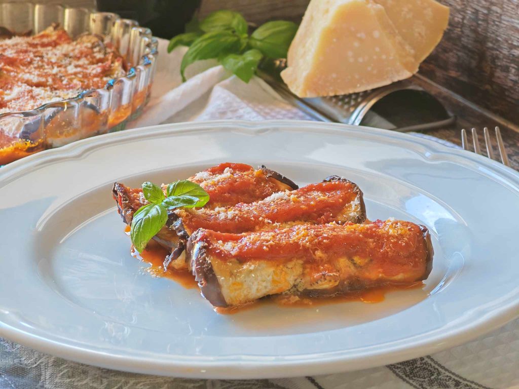 Roulades d'aubergines