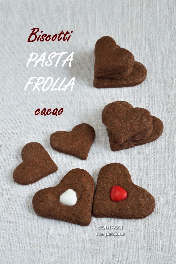 biscuits sablés au cacao - dessert facile pour la Saint-Valentin