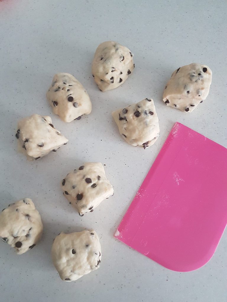 petits pains aux pépites de chocolat