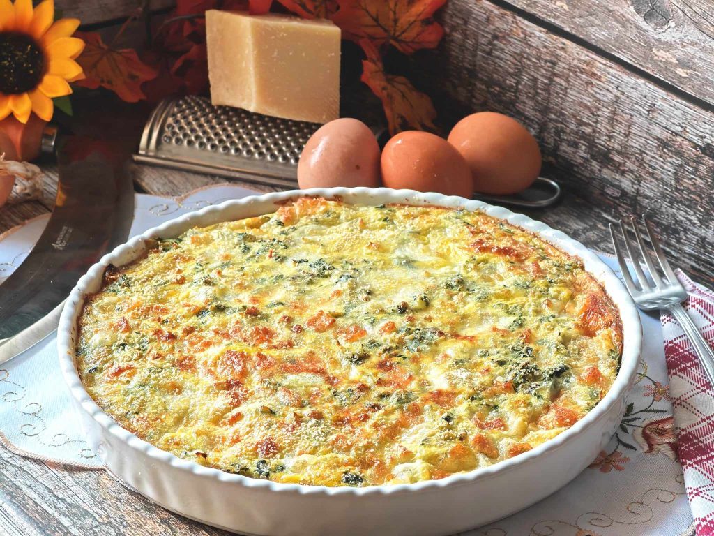 Tourte aux bettes et mozzarella