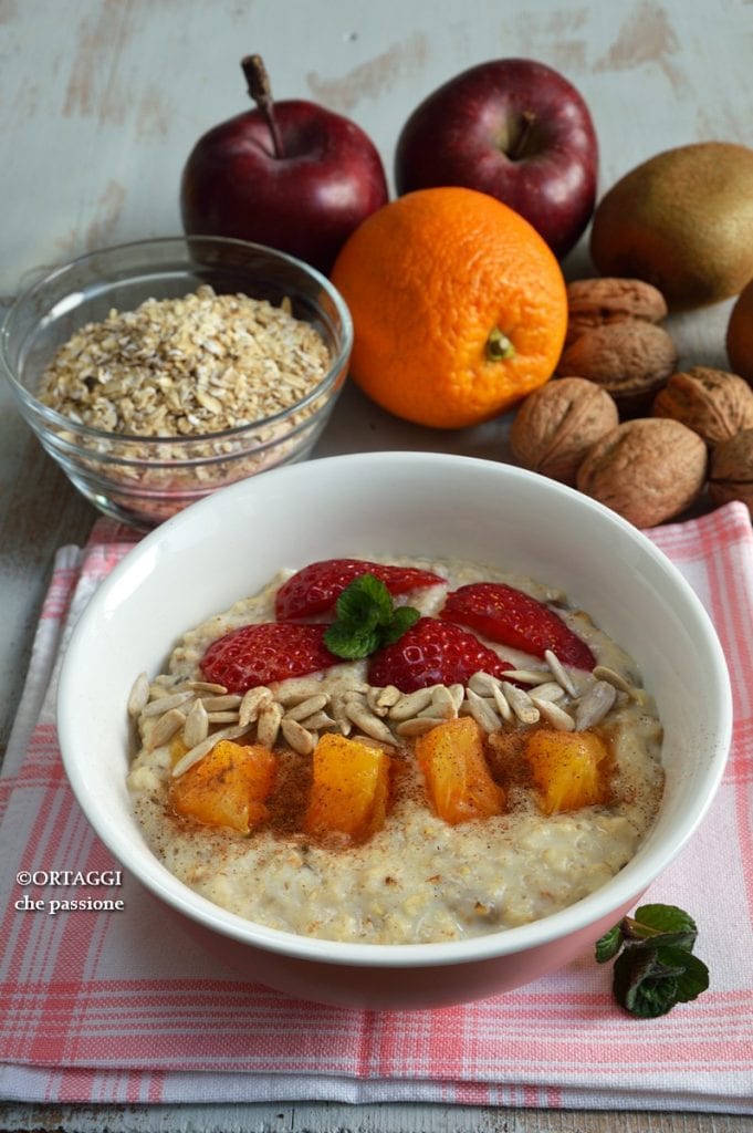 Porridge d'avoine sans trempage