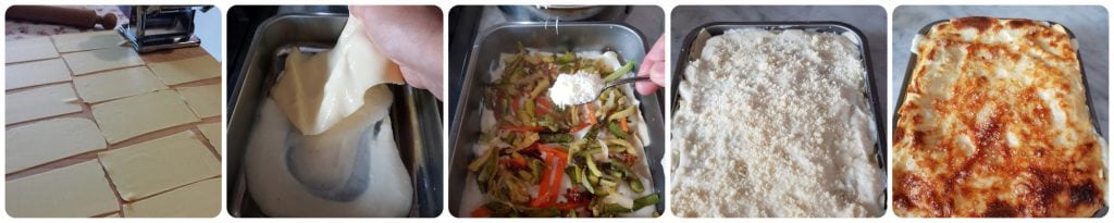 lasagnes au four avec légumes