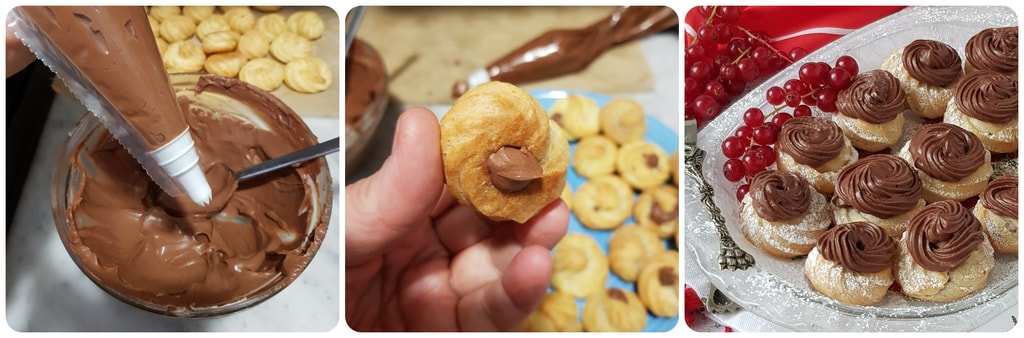 choux à la crème au chocolat et mascarpone