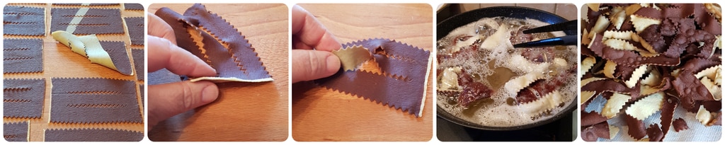 frappe de carnaval bicolores