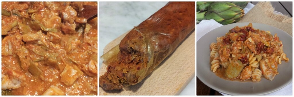 fusilli aux artichauts perche