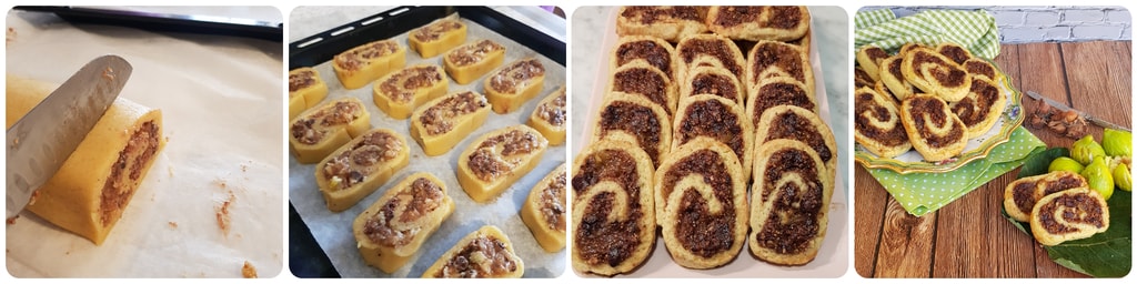 biscuits sablés aux figues, noisettes et chocolat