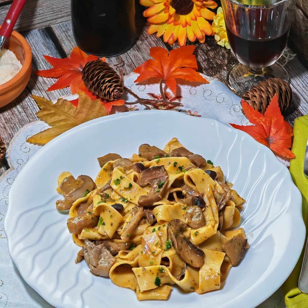 Pappardelle aux champignons