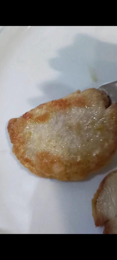Nous mettons les tranches de côté