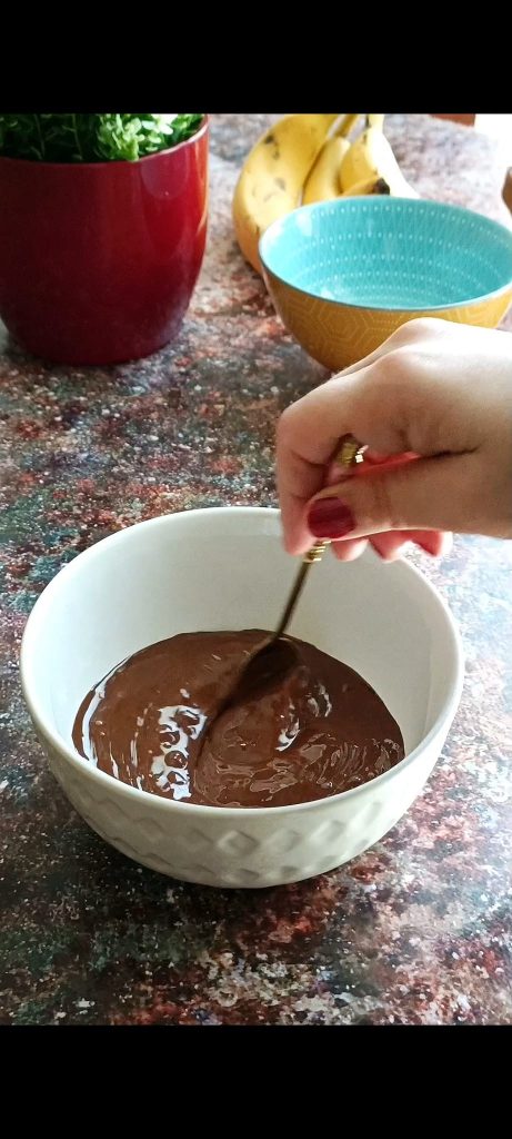 Chocolat noir fondu