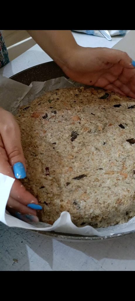 Recouvrons avec le reste de la pâte