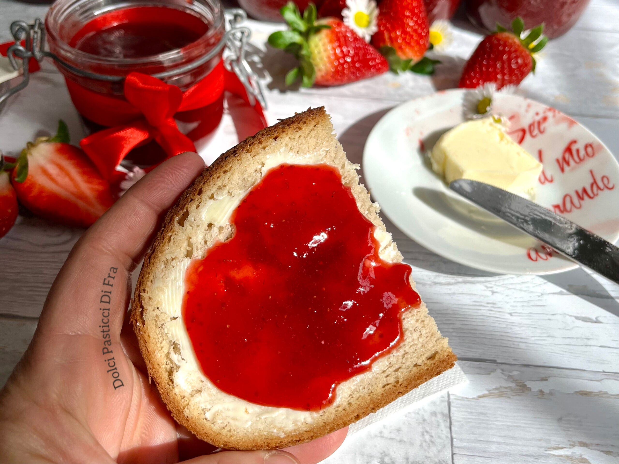 Confiture de fraises à la vanille