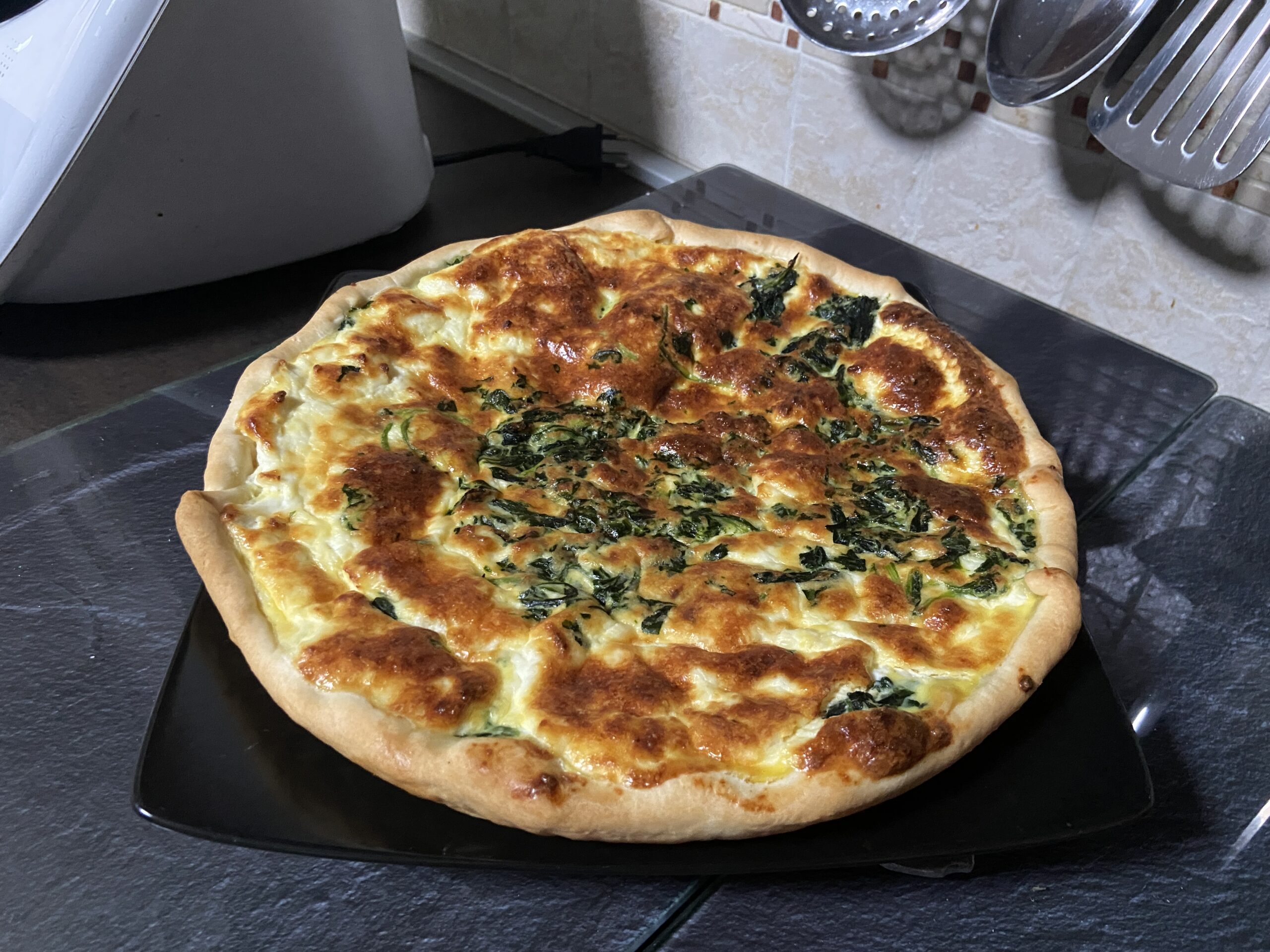 Tourte rustique ricotta et épinards