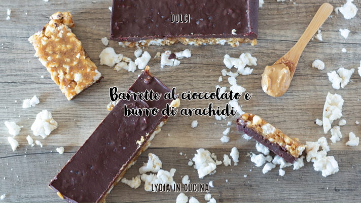 Barres au chocolat et beurre de cacahuète – recette très facile sans cuisson