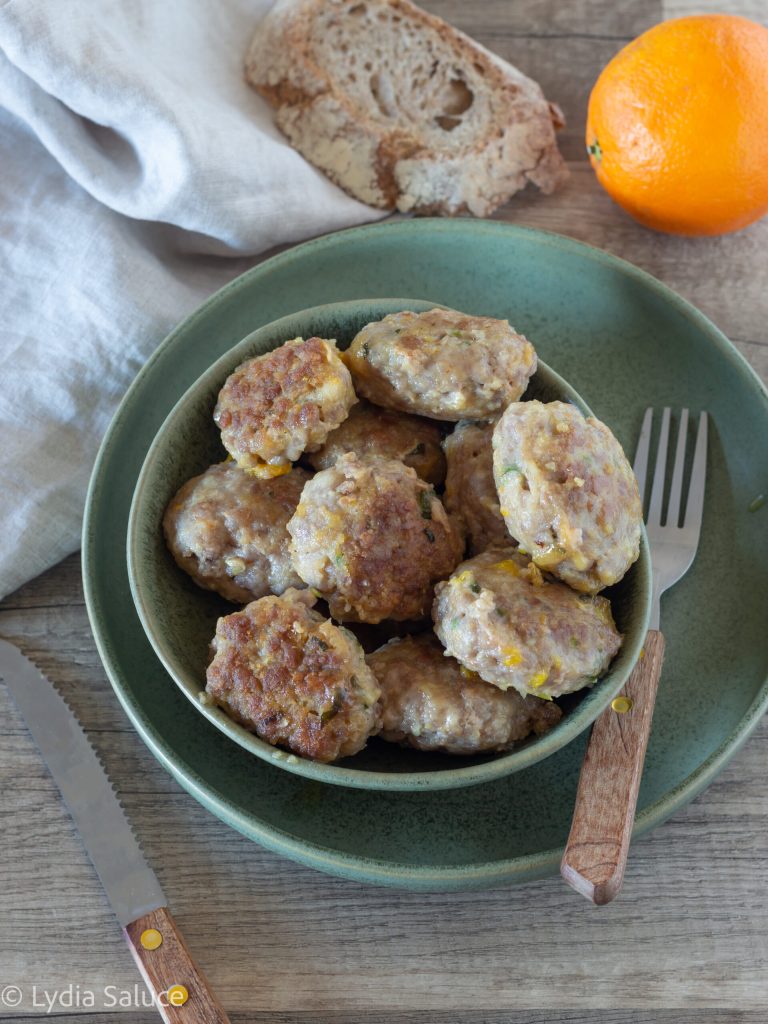 boulettes à l'orange