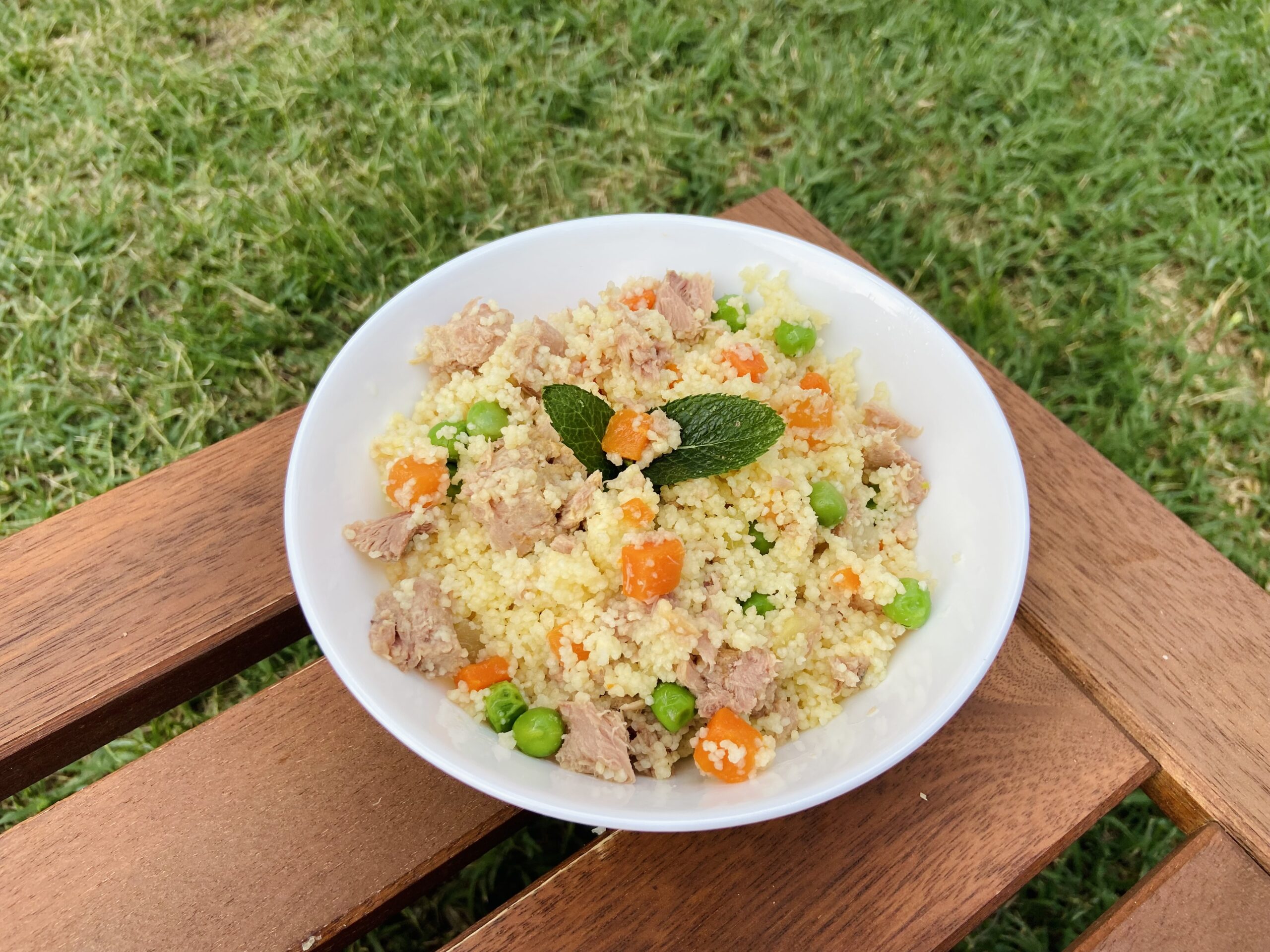 Couscous avec thon et légumes
