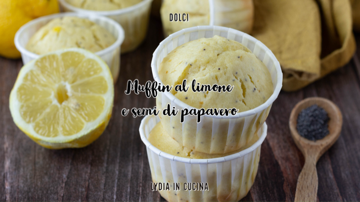 Muffins au citron et graines de pavot