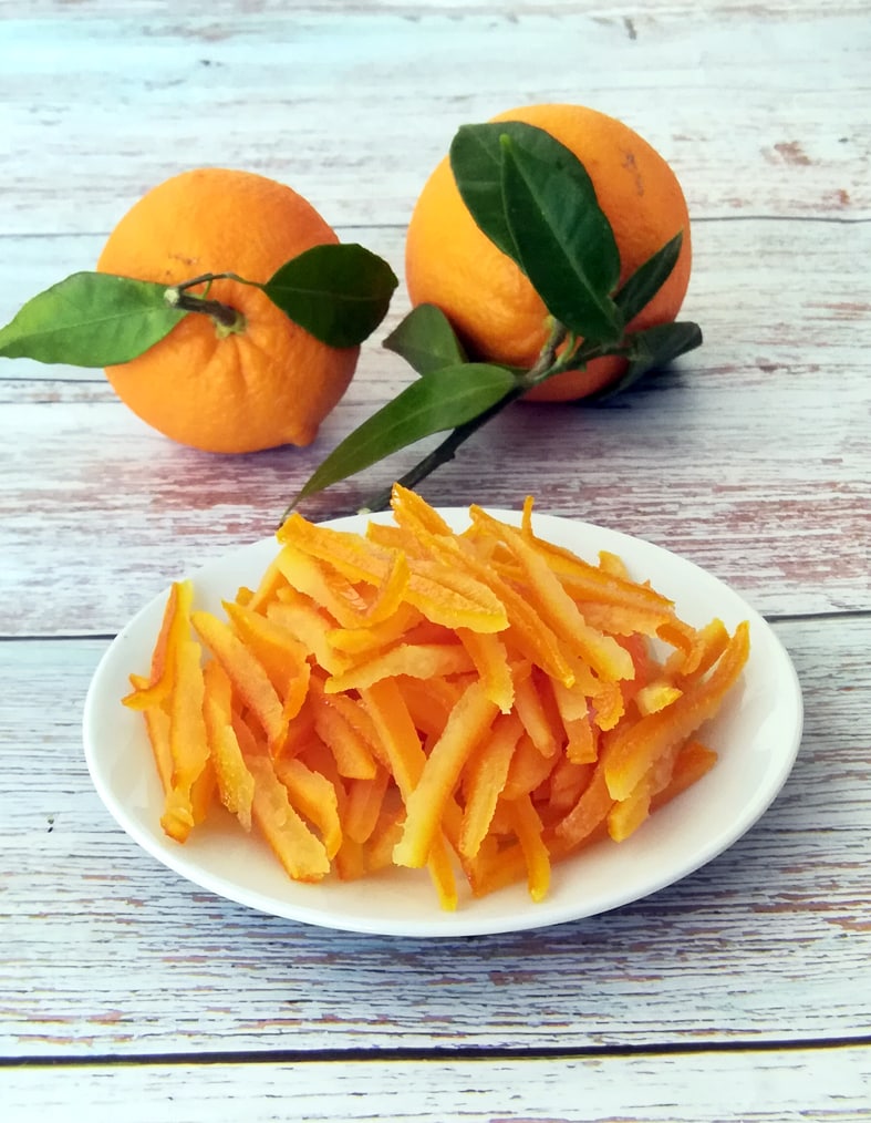 ÉCORCES D’ORANGE CONFITES